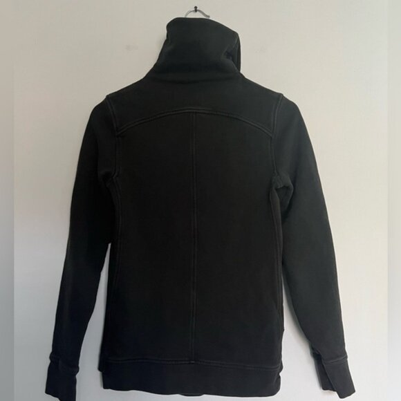 Lululemon Press Pause Pullover Black Size 2 - Picture 2 of 6